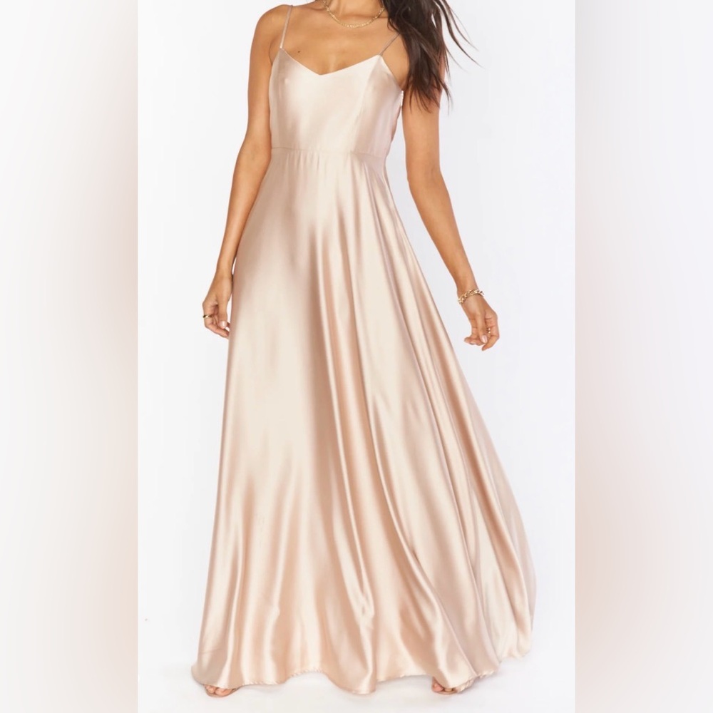 Show Me Your‎ MuMu Faith Maxi Dress in Champagne